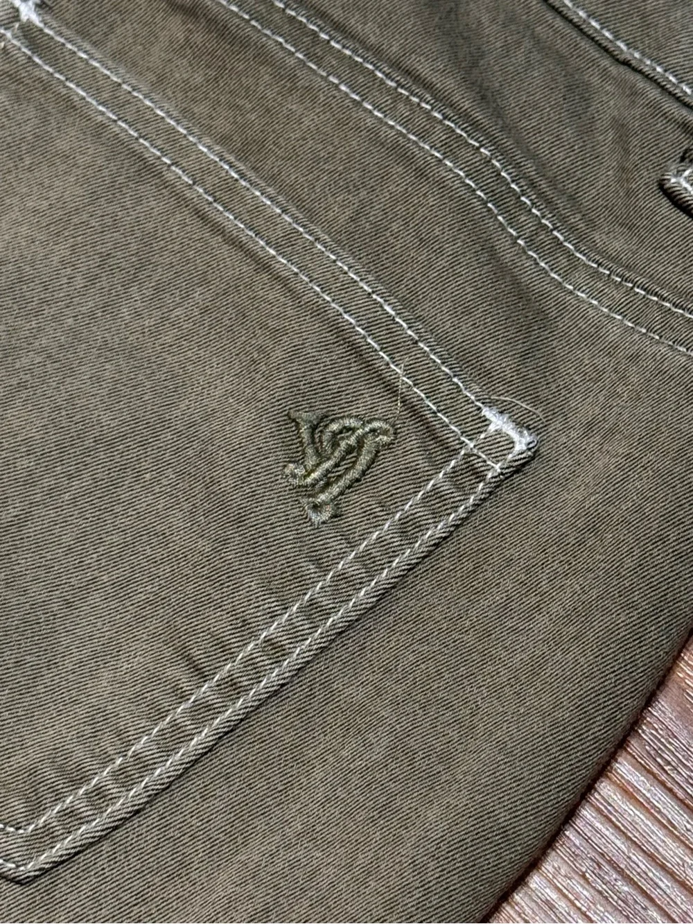 VIP Jeans Olive Green Wide Leg Cargo Utility Pants - Juniors Size 15 / Women’s
